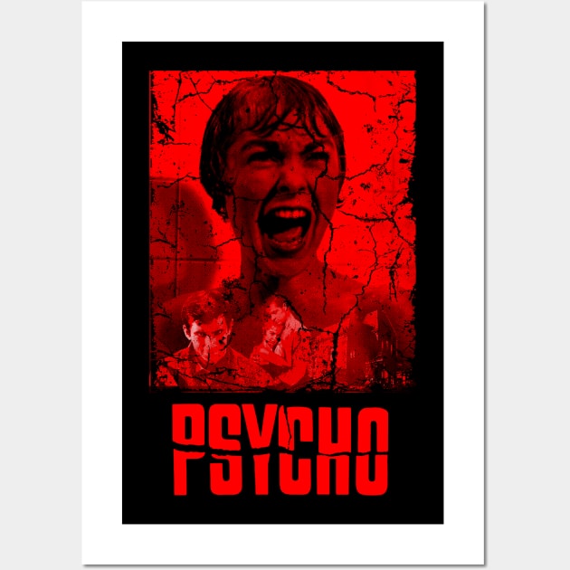 Psycho Movie Wall Art by WithinSanityClothing